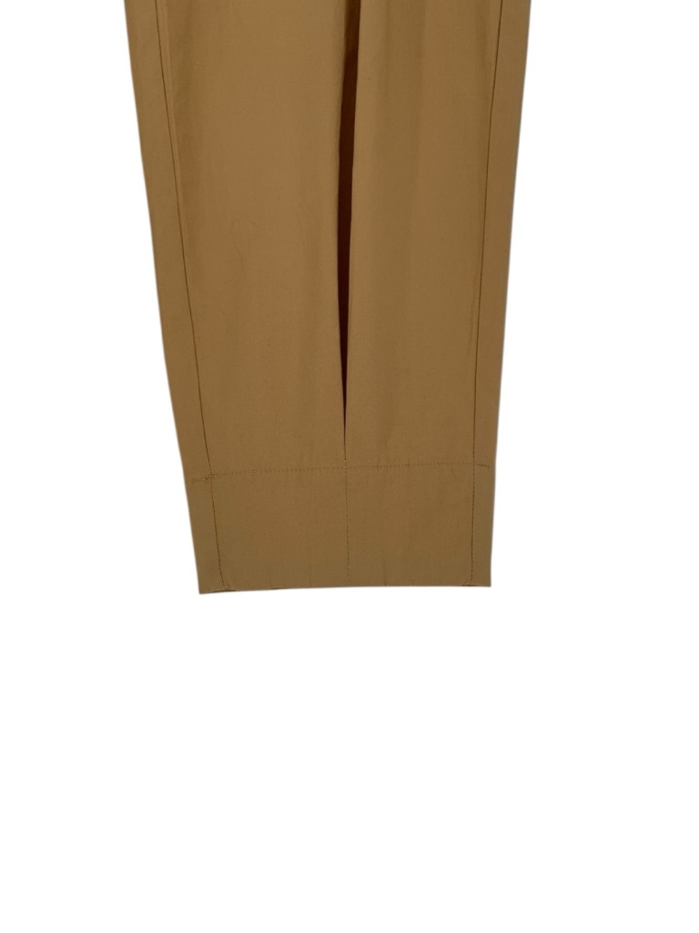 Who What Wear Camel Colored 13” High Rise Pleated Tapered Ankle Pants - Picture 5 of 9